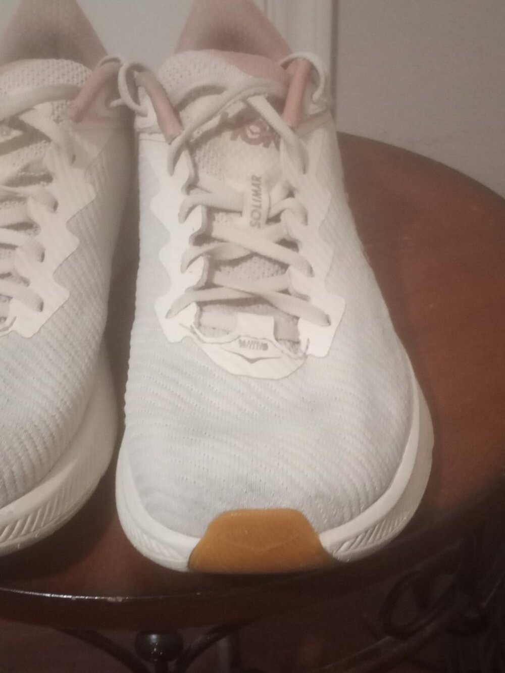Hoka One One Solimar Shoes Womens Size 11B Beige Pink Running Sneakers Low Top - Picture 8 of 12